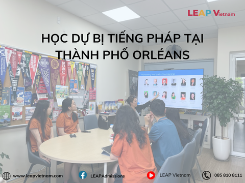 Học Dự Bị Tiếng Pháp Tại Thành Phố Orléans