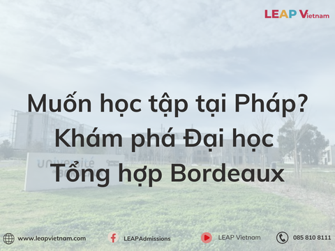Muốn học tập tại Pháp? Khám phá Đại học Tổng hợp Bordeaux