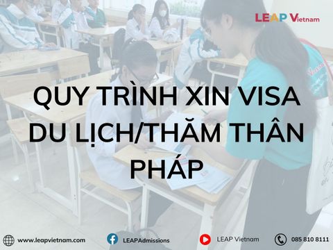 Quy trình xin visa du lịch/thăm thân Pháp