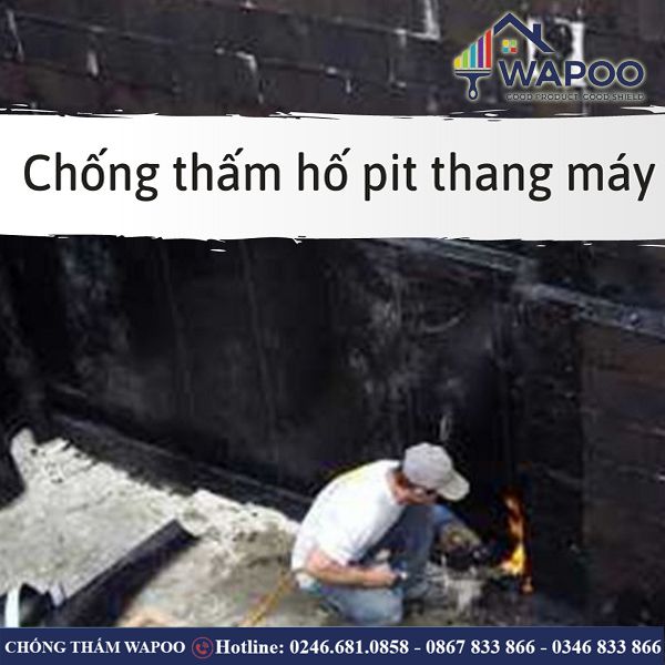 chống thấm hố thang máy