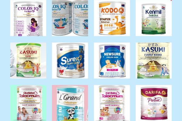 Các loại sữa cỏ cần tránh