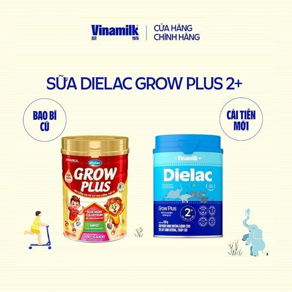 Sữa Diealac Grow Plus 2+ tốt cho hệ tiêu hóa trẻ 2 tuổi