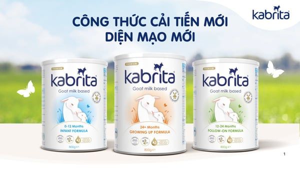 Sữa dê Kabrita - Sữa bổ sung sắt cho trẻ