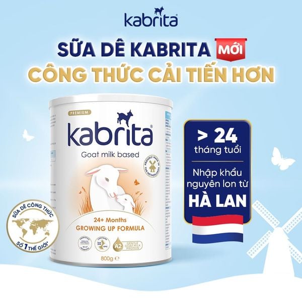 sữa dê Kabrita phù hợp với bé