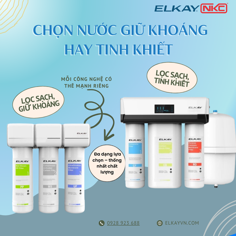 Giữ khoáng hay tinh khiết? Điều gì thực sự tốt hơn cho bạn?