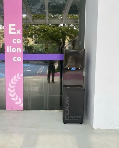 Lắp đặt máy lọc nước ELKAY tại trường học - Hà Nội