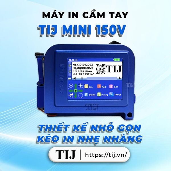 máy in date cầm tay TIJ mini 150V
