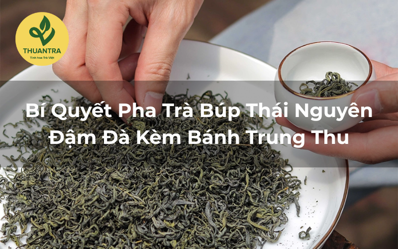 Bí Quyết Pha Trà Búp Thái Nguyên Đậm Đà Kèm Bánh Trung Thu