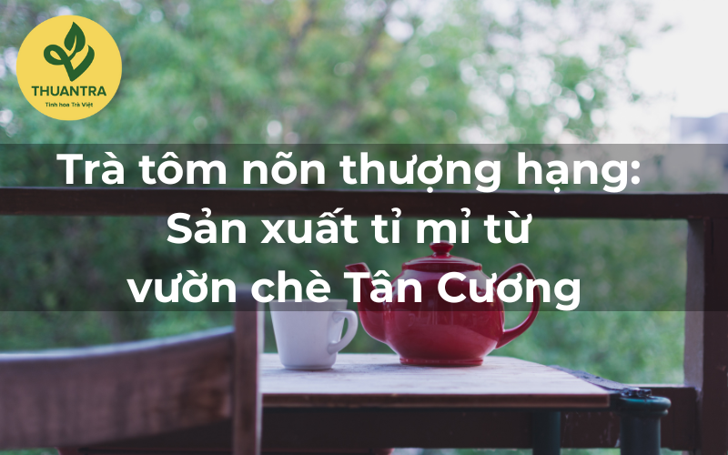 Trà tôm nõn thượng hạng: Sản xuất tỉ mỉ từ vườn chè Tân Cương