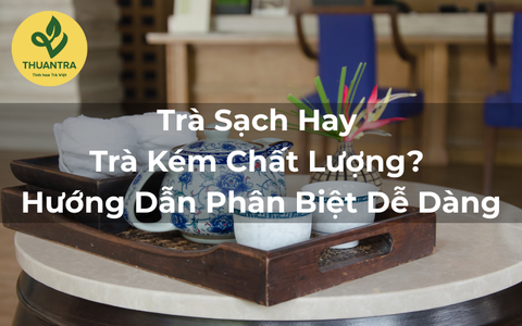 Trà Sạch Hay Trà Kém Chất Lượng? Hướng Dẫn Phân Biệt Dễ Dàng
