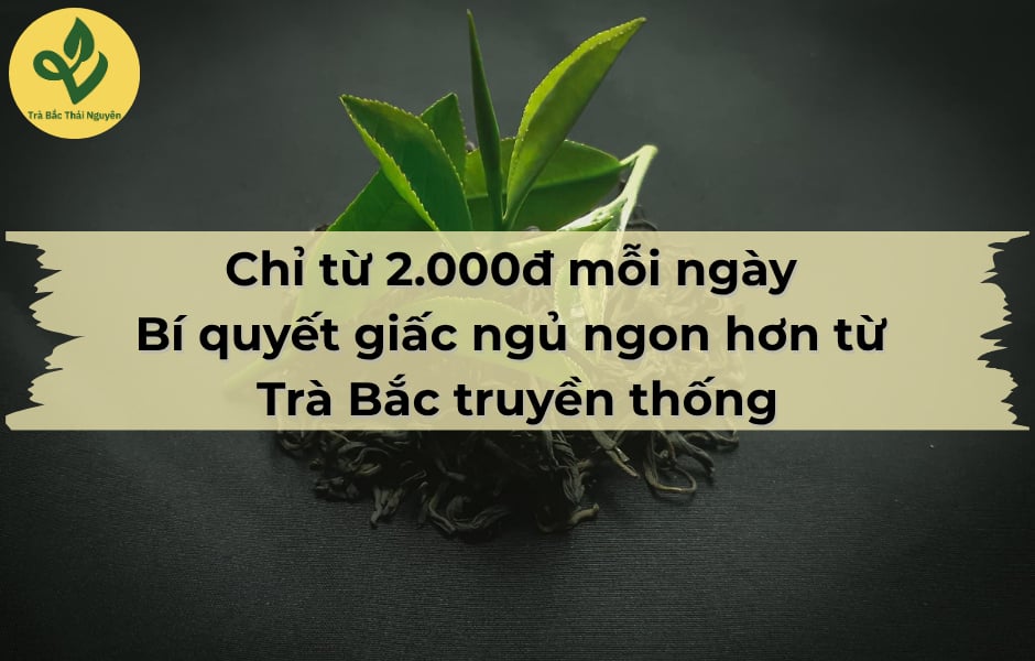 Chỉ từ 2.000đ mỗi ngày – Bí quyết giấc ngủ ngon hơn từ Trà Bắc truyền thống