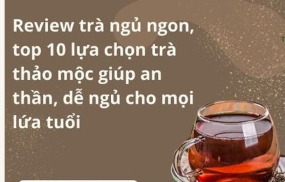 Review trà ngủ ngon, top 10 lựa chọn trà thảo mộc giúp an thần, dễ ngủ cho mọi lứa tuổi