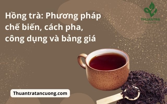 Hồng trà: Phương pháp chế biến, cách pha, công dụng và bảng giá các loại Hồng Trà tại Việt Nam