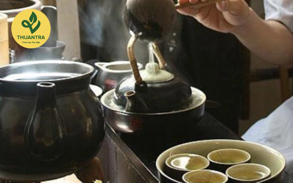 bí quyết pha trà búp