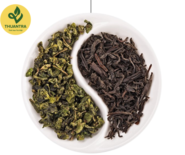 Sự khác nhau giữa trà đen và trà xanh