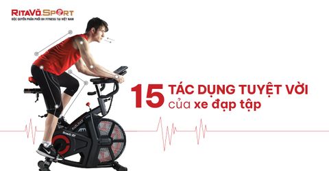 15 tác dụng tuyệt vời của xe đạp tập thể dục trong nhà