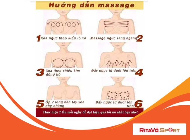 Các kiểu massage ngực khác nhau