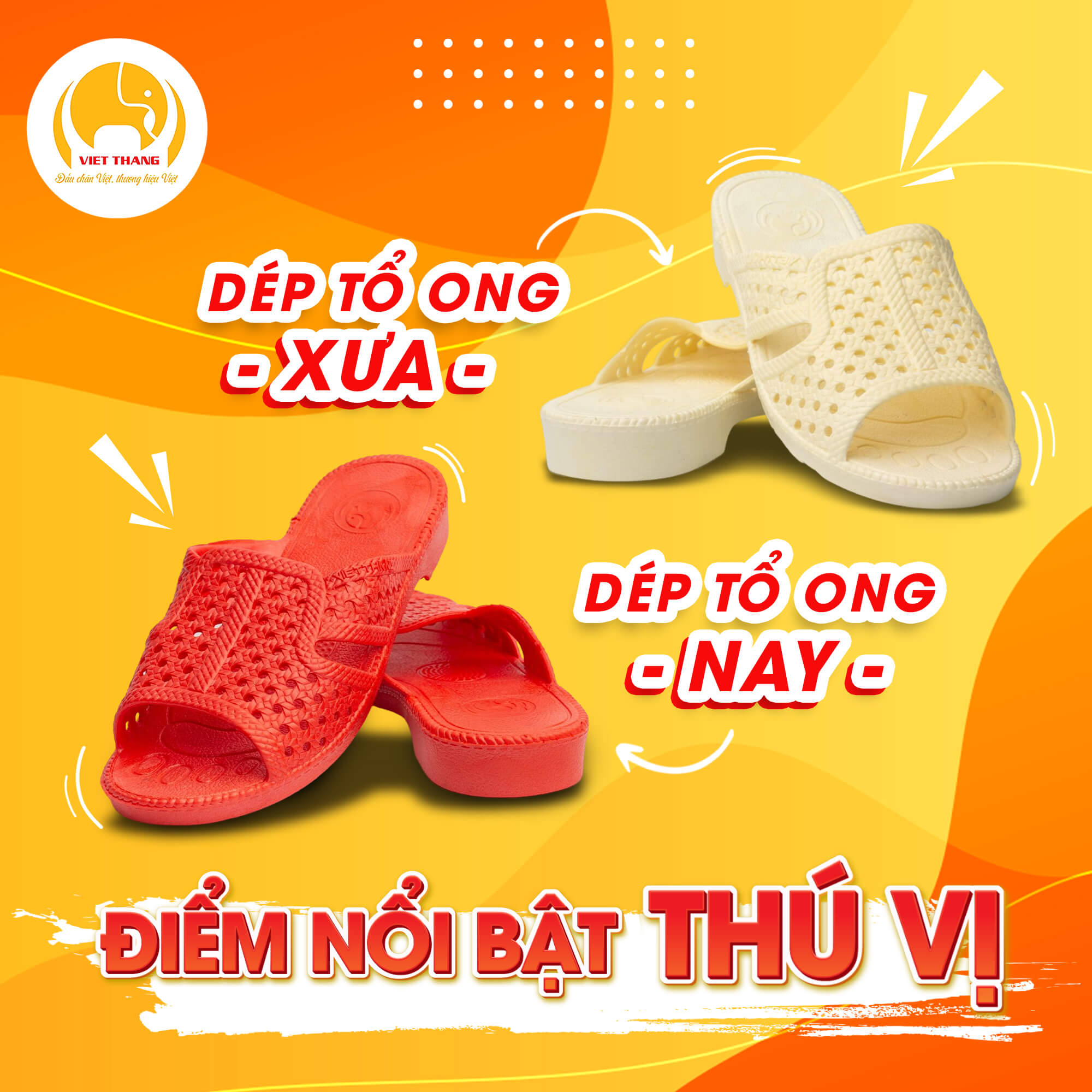 Dép tổ ong nhiều màu uy tín, chất lượng