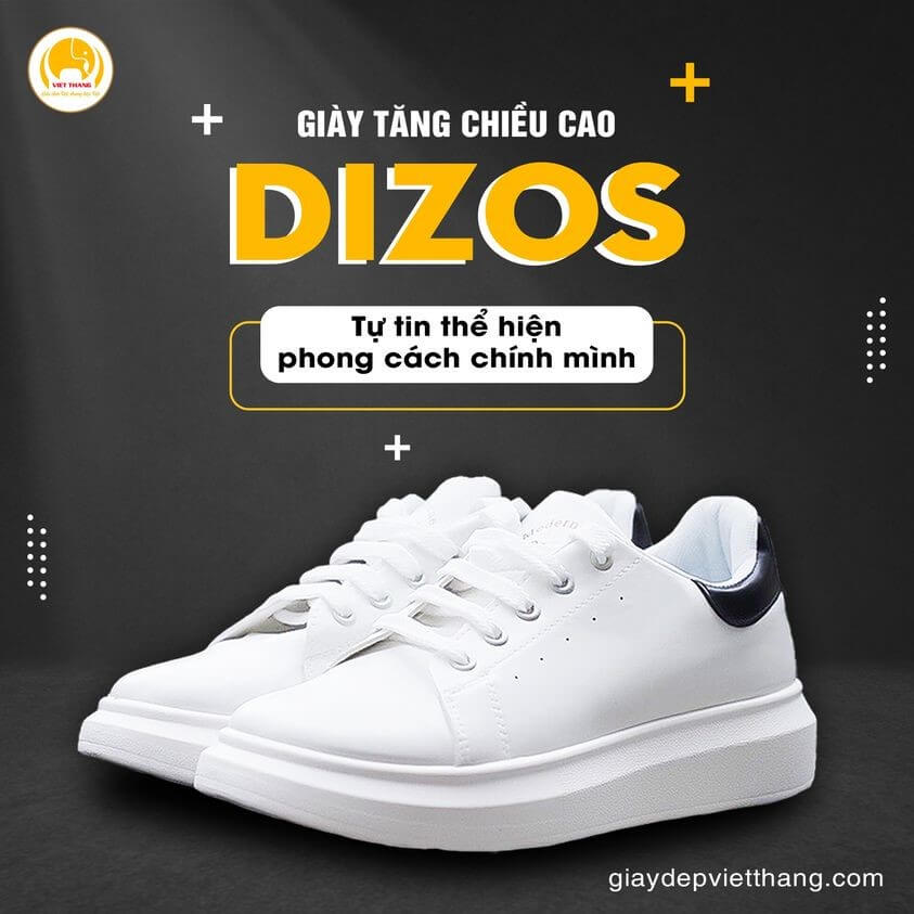 Sneaker tăng chiều cao tự tin cùng bạn theo những bước chân