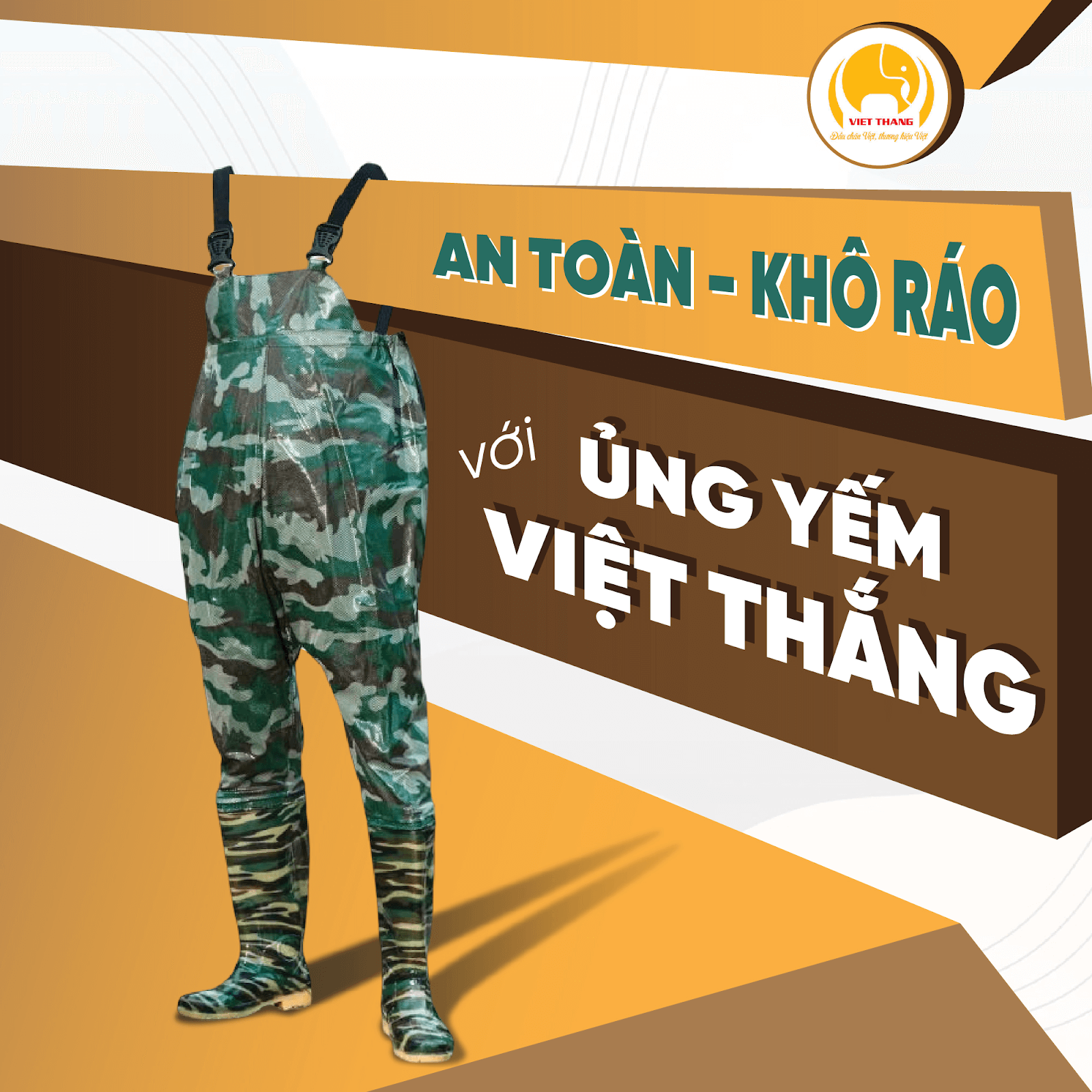 Ủng yếm đánh bay mọi lo ngại về nước và bùn bẩn