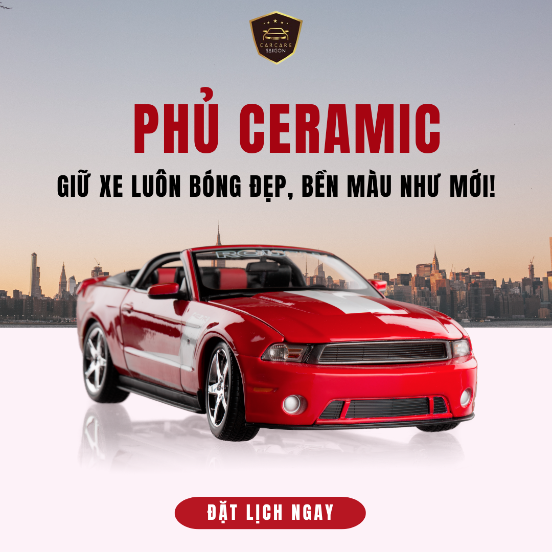 Phủ Ceramic cho ô tô tại CarCare Saigon: Giải pháp bảo vệ sơn xe hiệu quả nhất hiện nay