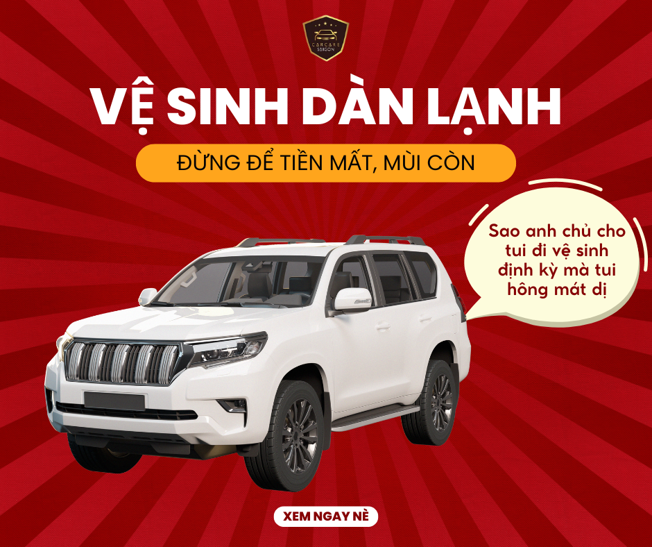 Vệ sinh dàn lạnh ô tô tại CarCare Saigon - Giải pháp bảo vệ sức khỏe và tiết kiệm chi phí