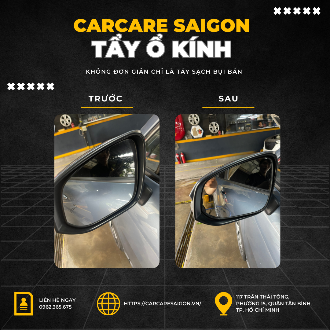 Nguyên nhân và cách khác phục khi gương chiếu hậu bị ố