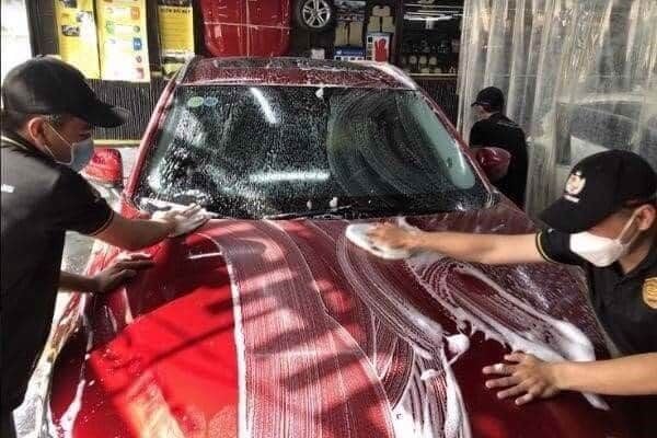 Rửa xe tiêu chuẩn 3 xô có gì đặc biệt