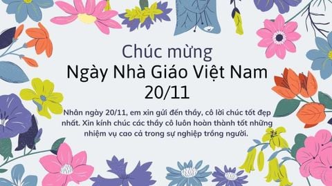 101+ Hình Ảnh Chúc Mừng 20/11 Đẹp, Chất Lượng Cao