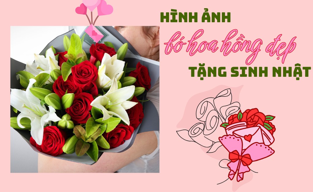 500+ Hình ảnh bó hoa hồng đẹp tặng sinh nhật mẫu mới nhất, tải miễn phí