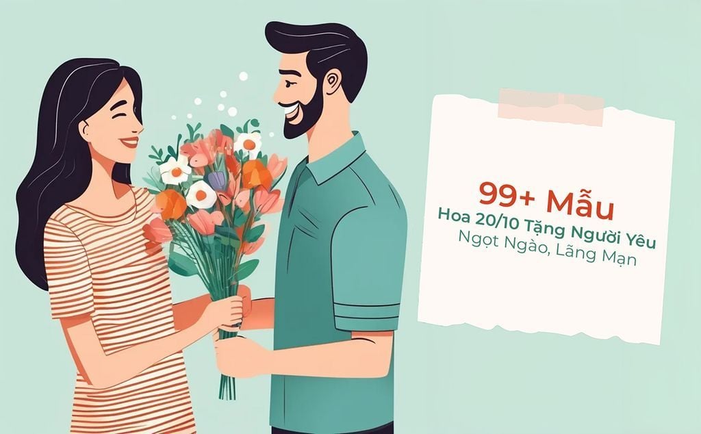 99+ Mẫu Hoa 20/10 Tặng Người Yêu Ngọt Ngào, Lãng Mạn Nhất 2026