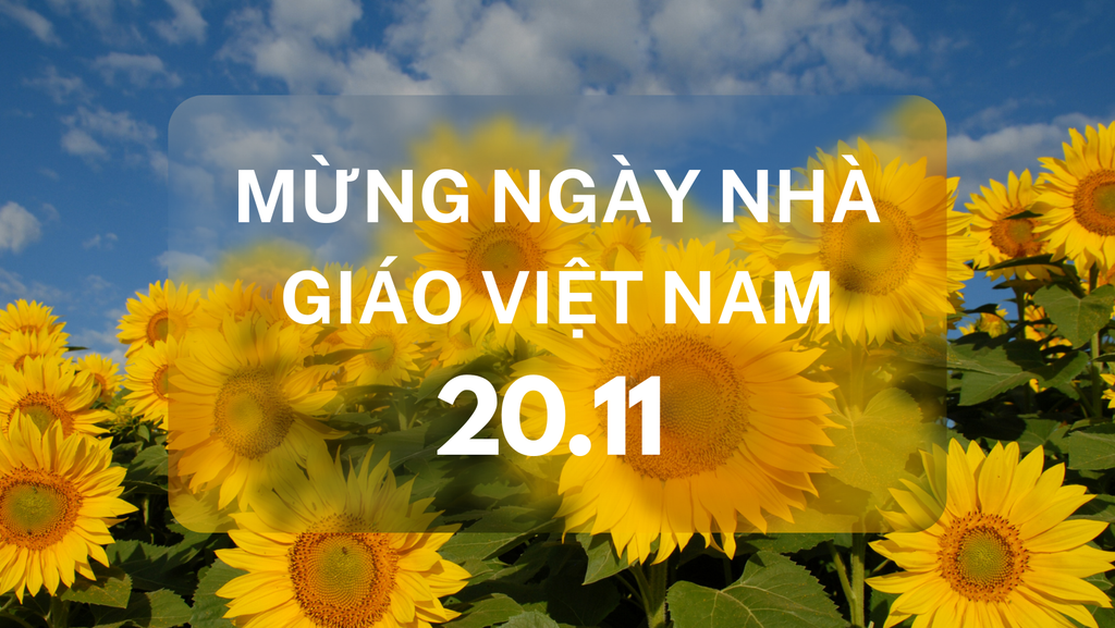 35+ hình tranh, hoa, ảnh chúc mừng ngày nhà giáo Việt Nam