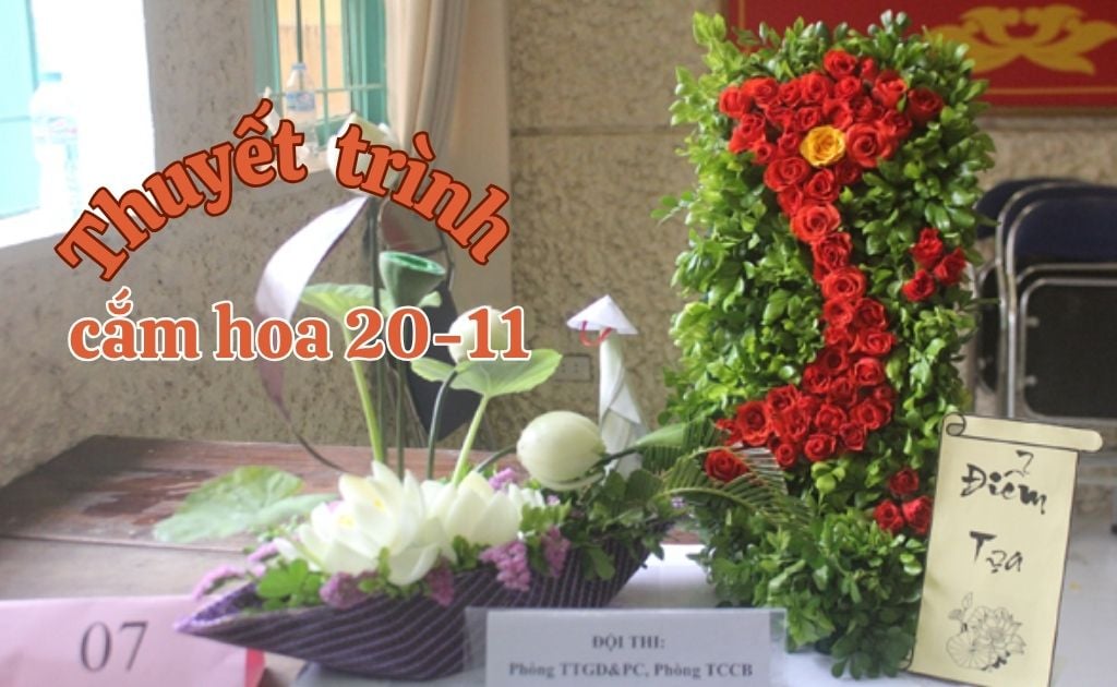 Top 15+ mẫu bài thuyết trình cắm hoa 20/11 ý nghĩa và độc đáo nhất