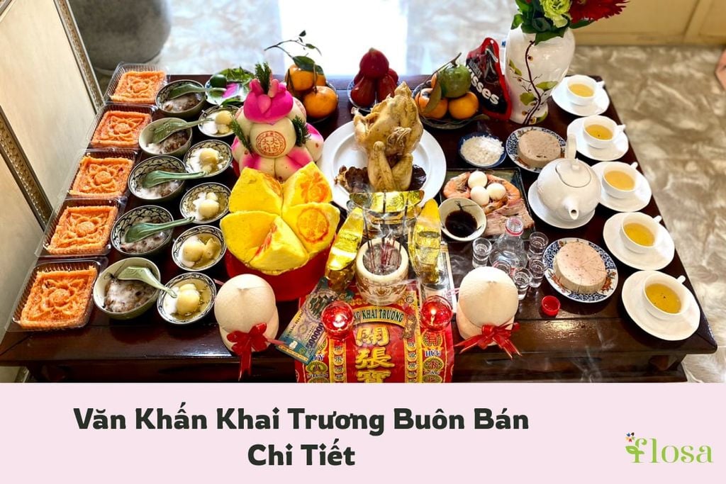 Văn Khấn Khai Trương Buôn Bán: Chi Tiết & Mâm Cúng Đầy Đủ Nhất 2025