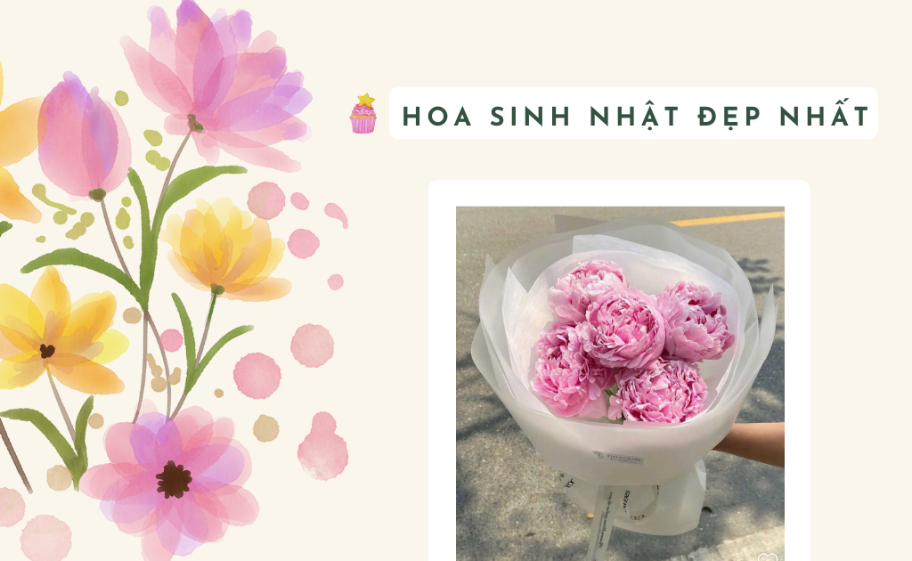 Mẫu Hoa Sinh Nhật Đẹp