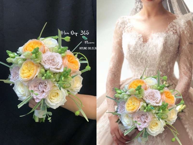 Bó Hoa Cưới Cầm Tay Rạng Rỡ - HC19