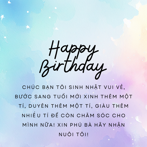 chúc mừng sinh nhật tháng 6