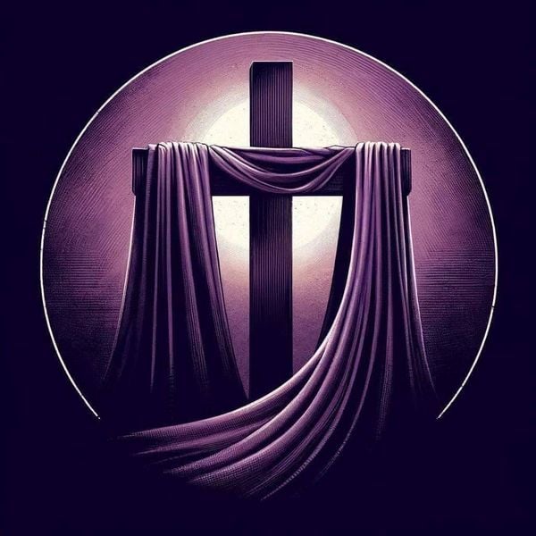 Hình nền đám tang Công giáo cận cảnh những bông hoa huệ tây màu trắng tinh khôi dành cho avatar Facebook