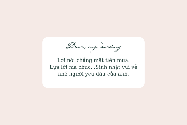 lời chúc mừng sinh nhật