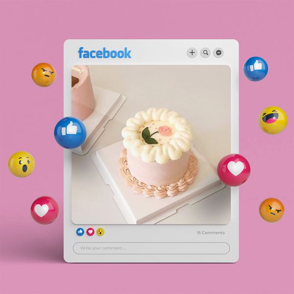 Bánh kem đơn giản kiểu Hàn thích hợp dành tặng cho bạn bè đồng nghiệp.