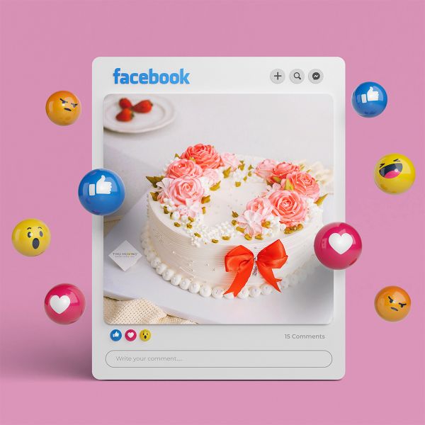 Giới thiệu mẫu bánh kem hoa vô cùng bắt mắt, được thiết kế tinh xảo và chi tiết.