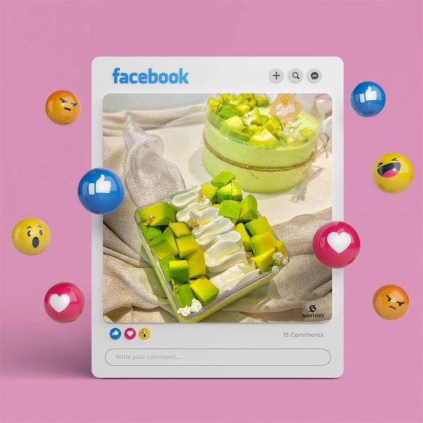 Bánh kem vị bơ ngon miệng và lạ mắt dành tặng mẹ nhân dịp 20/10.