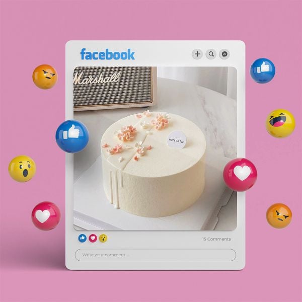 Chiếc bánh kem vani này sẽ thích hợp cho những người ưa chuộng sự tinh giản.