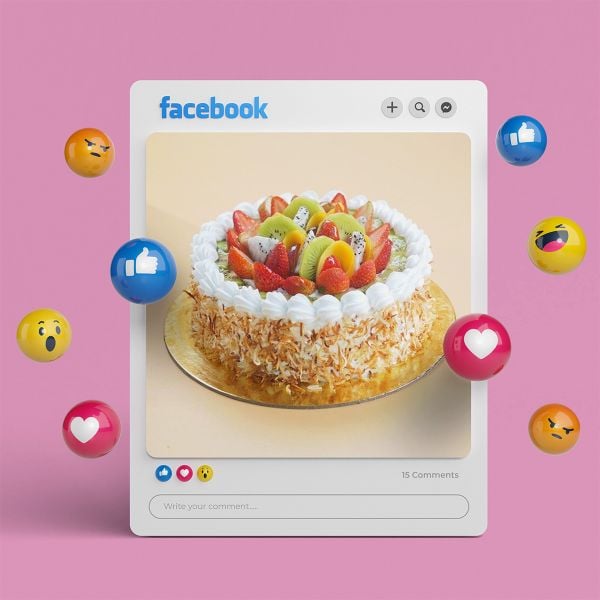 Chiêm ngưỡng mẫu bánh kem trái cây đẹp mắt.