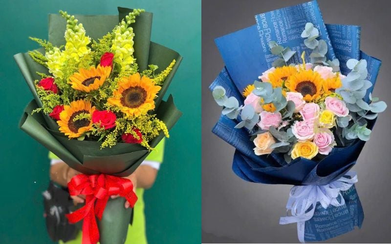 Bó hoa chúc mừng ý nghĩa từ Flosa