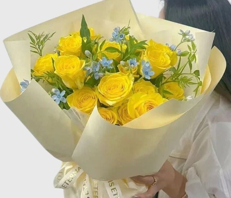 Bó hoa hồng vàng - Sunshine Bliss -HBD272