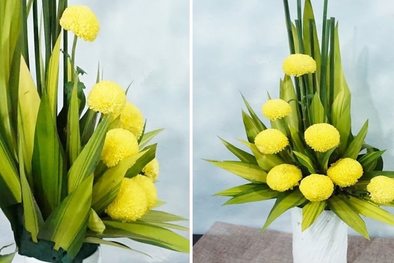 Cách cắm hoa cúc bằng mút xốp dễ dàng và bền đẹp