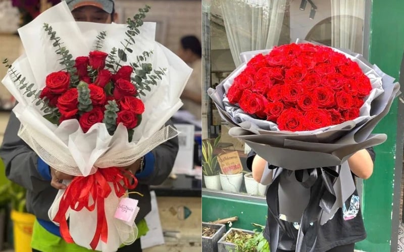 Bó Hoa Hồng Đỏ Enigma