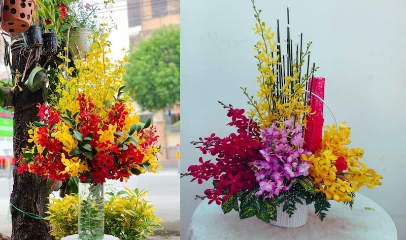 Hoa Lan Mokara cắm bàn thờ biểu trưng cho sự sum vầy và gắn kết