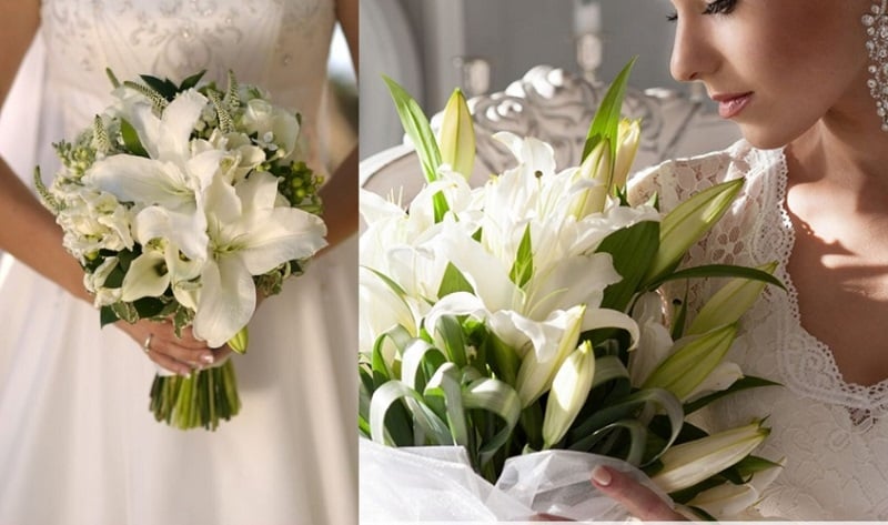 Mẫu hoa ly cưới đẹp